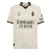 Officiële Voetbalshirt + Korte Broek AC Milan Vierde 2023-24 Witte - Kids